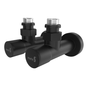 Крани кутові подовжені G1/2″ чорний мат