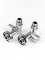 Краны угловые под ТЭН G1/2" комплект 2шт