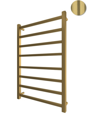 Водяна рушникосушка Токіо 800x530/500 золото сатин