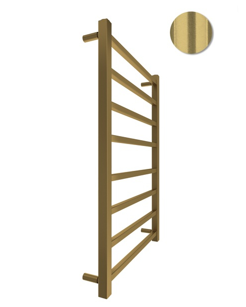 Водяна рушникосушка Токіо 800x530/500 золото сатин