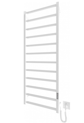 Электрический полотенцесушитель Токио-I 1200x500/80 TR К белый глянец