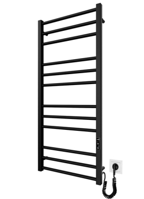 Электрический полотенцесушитель Премиум Классик-I 1100x500/80 TR К черный мат