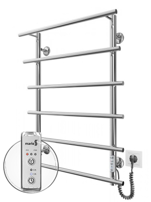 Электрический полотенцесушитель Марио -I 800х600 TR K таймер-регулятор Электрический полотенцесушитель Марио -I 800х600 TR K таймер-регулятор