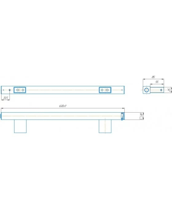 Електрична рушникосушарка Mario Аккордо-I 30х630/85