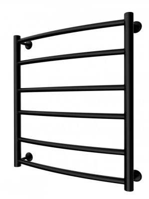 Водяна рушникосушка Класік 600x530/500 чорний мат