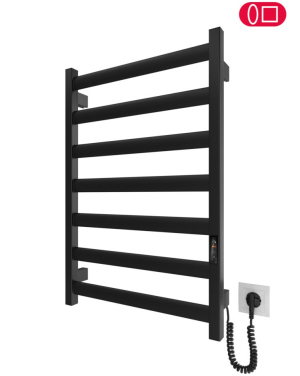 Електрична рушникосушка HF Chester 770x530 чорний мат TR 4.0