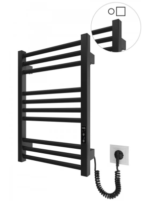 Електрична рушникосушка HF Derby 570х430 TR K чорний мат