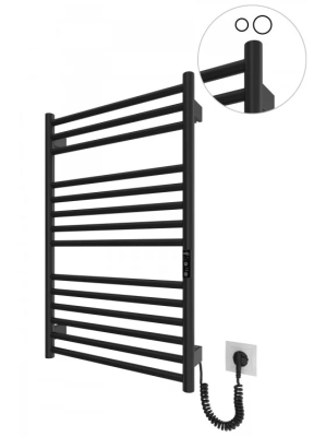 Электрический полотенцесушитель HF Greenwich 770х530 TR K черный мат