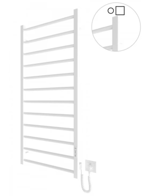 Электрический полотенцесушитель HF Leeds 1170х530 TR K белый мат
