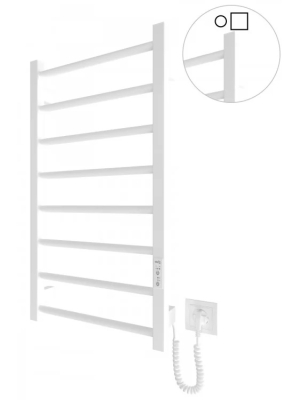 Электрический полотенцесушитель HF Leeds 770х430 TR K белый мат