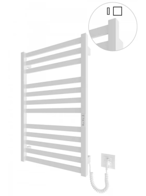 Электрический полотенцесушитель HF Oxford 770х530 TR K белый мат