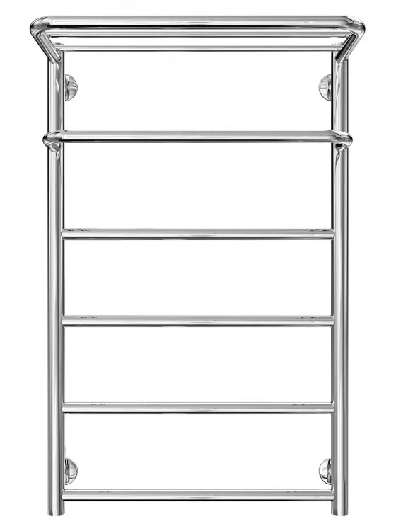 Водяной полотенцесушитель INOX Отель 770х530/500 с полкой