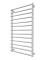 Водяна рушникосушка INOX Турин 970х530/500