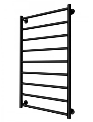 Водяна рушникосушка INOX Флет 970х530/500 чорний мат