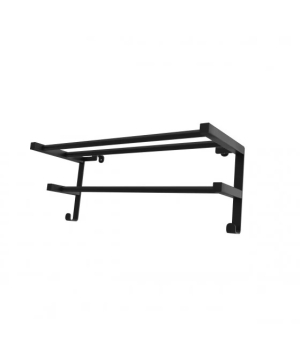 Полка для полотенец навесная HF Sheffield 520x204 black matt