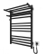 Полка для полотенец профильная HF Sheffield 520x204 black matt