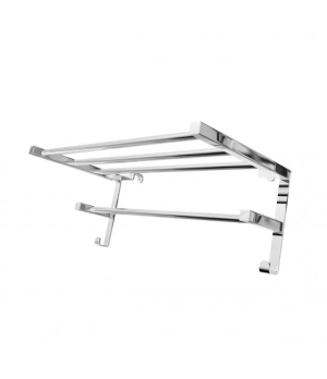 Полка для полотенец навесная Mario INOX 520х284