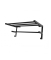 Полиця для рушників навісна HF Sheffield 520x284 black matt