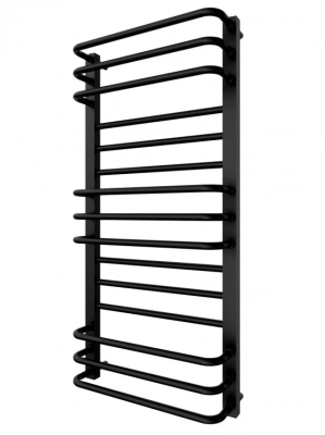 Водяна рушникосушарка Преміум Люкс 1100x540/500 чорний мат