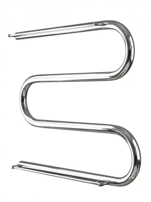 Водяна рушникосушка Змійка ∅25 з полицею 525x600/500